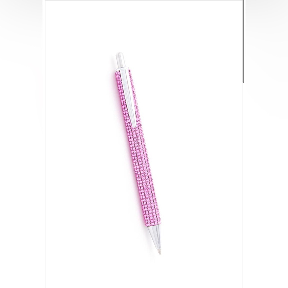 Pink Rhinestone Ballpoint Pen - Picture 1 of 1